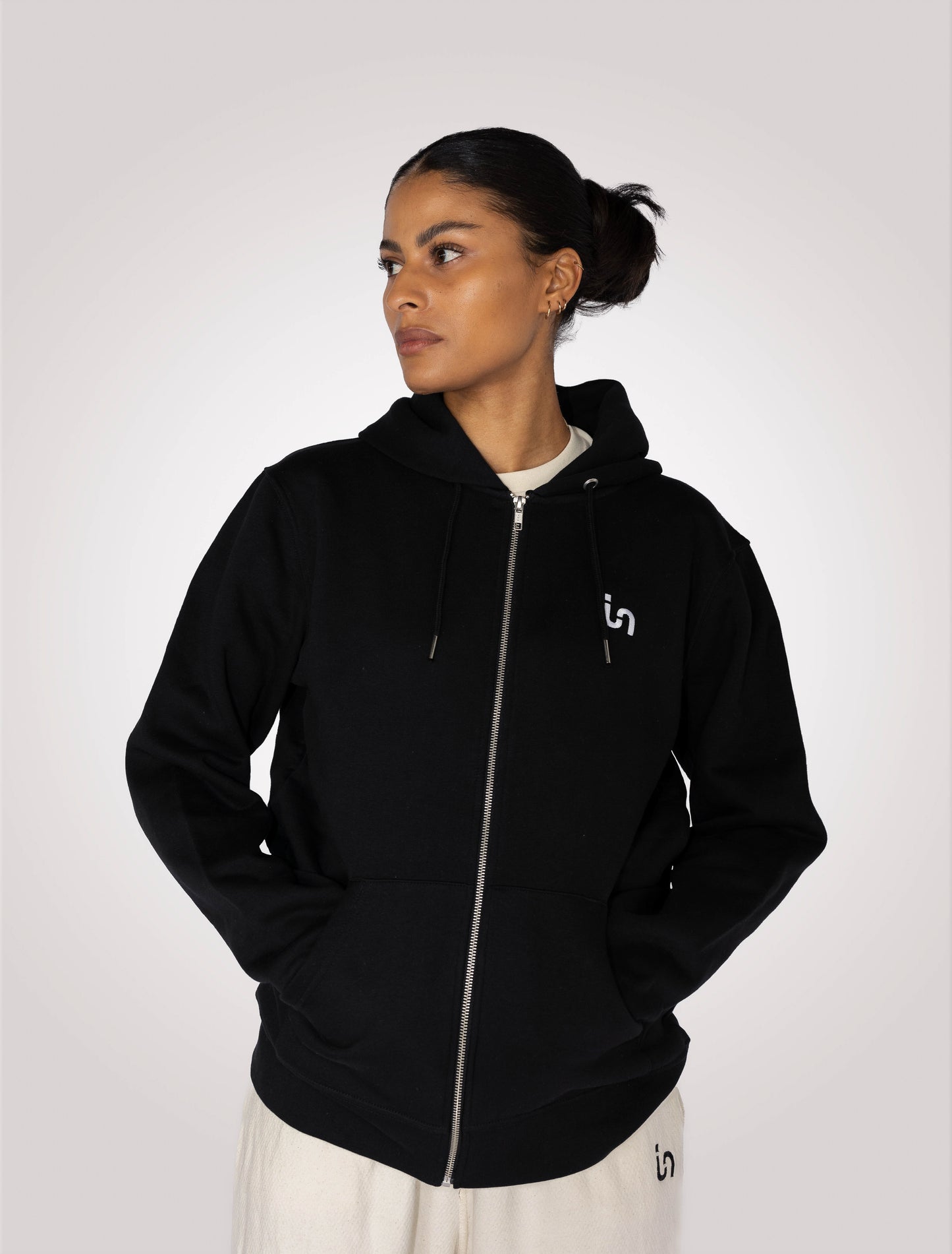 „Splitter“ Hoodie mit Zipper