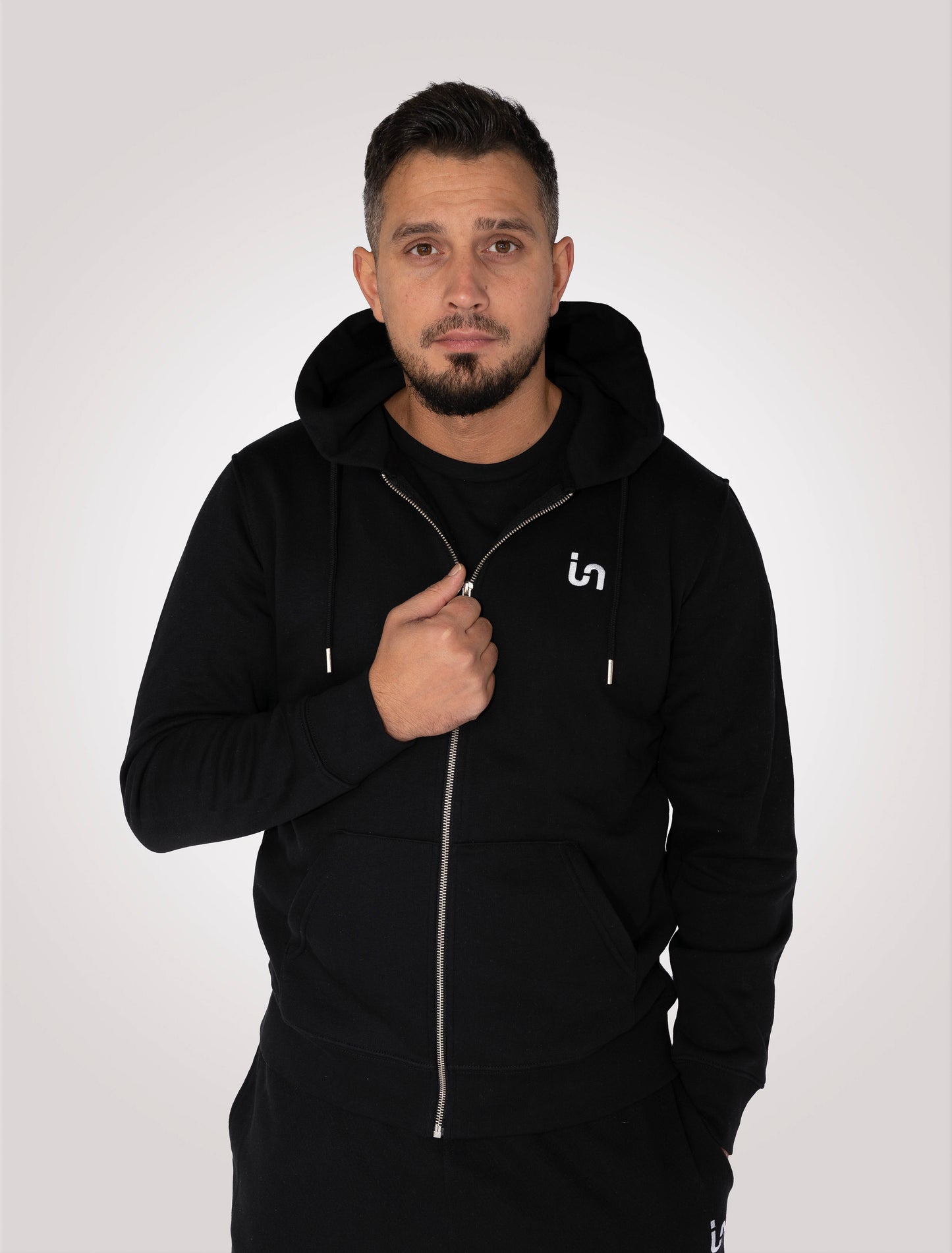 „Splitter“ Hoodie mit Zipper