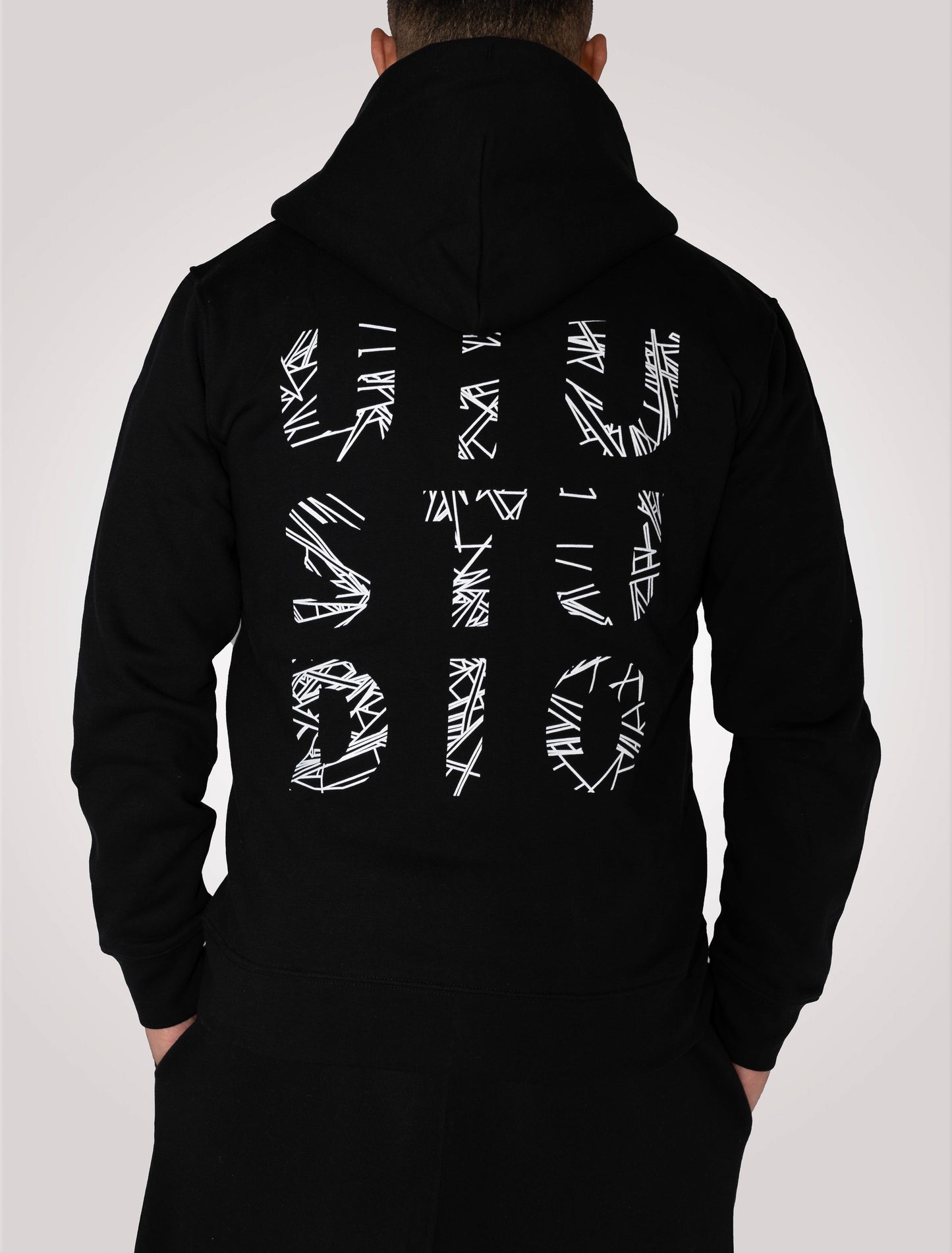 „Splitter“ Hoodie mit Zipper