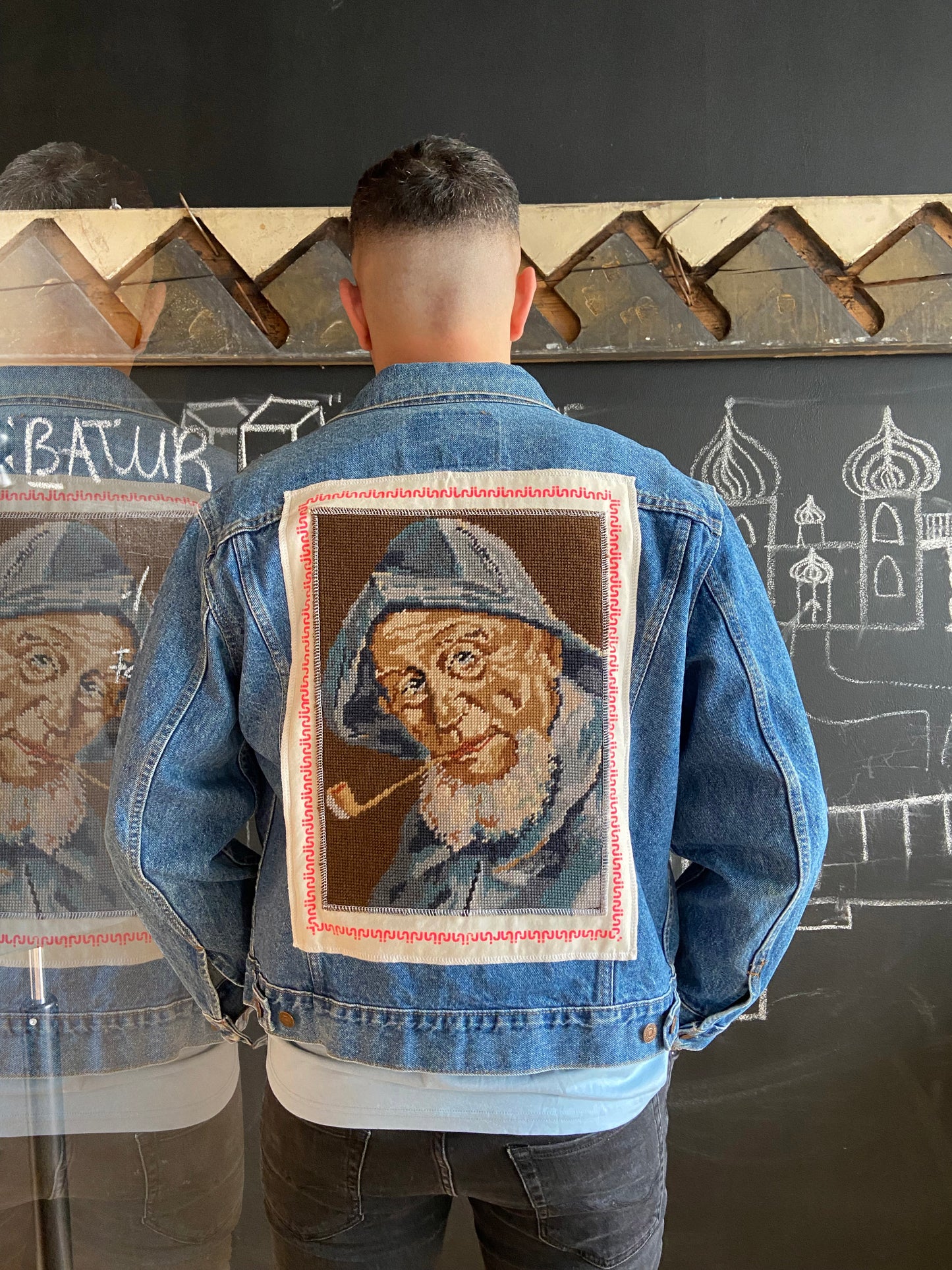 Vintage Levi's Jeansjacke "Pope" aus Manufaktur -UNIKAT-