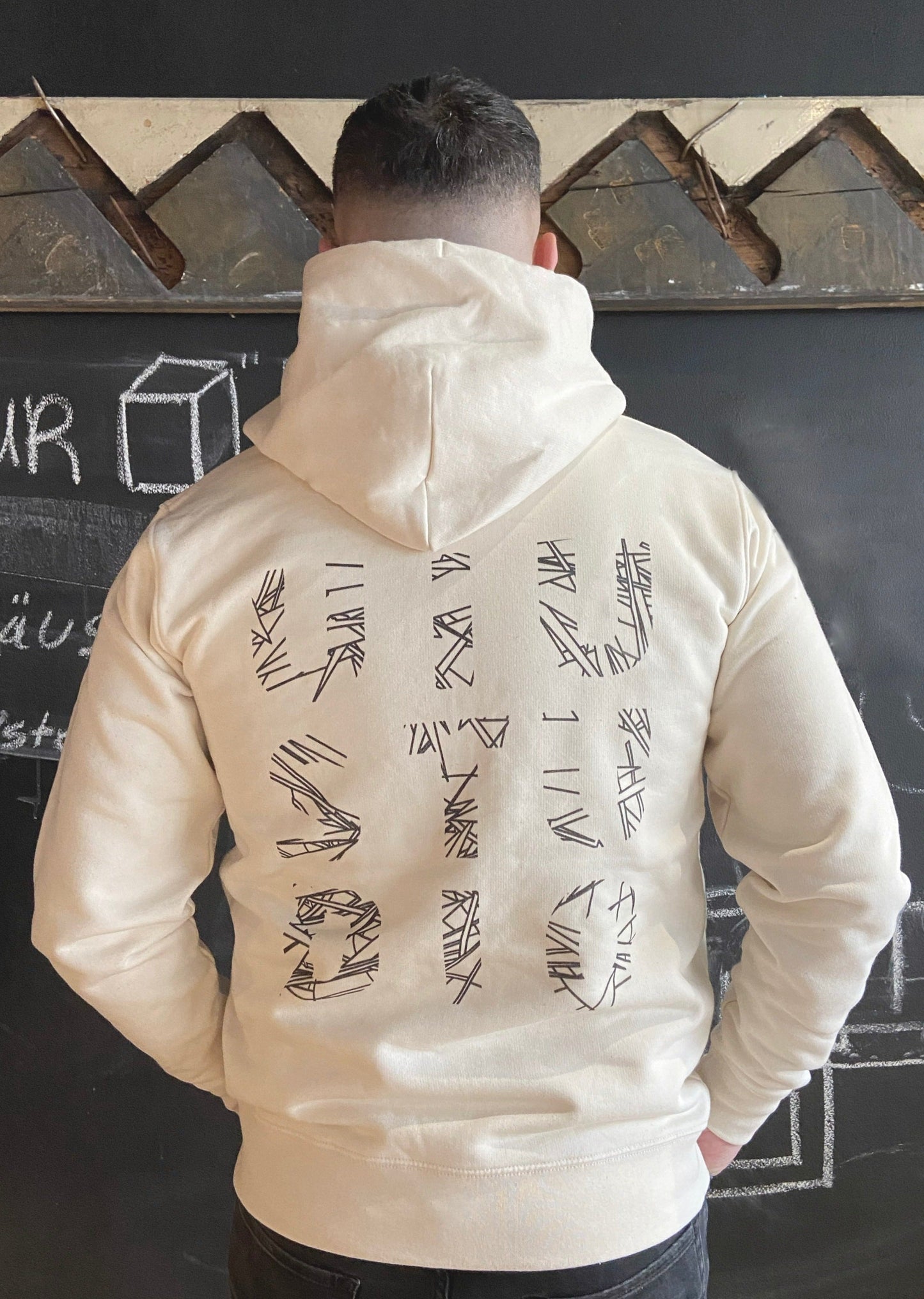„Splitter“ Hoodie mit Zipper