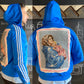 Vintage ADIDAS Trainingsjacke "Madonnina" Manufaktur -UNIKAT-