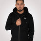 „Splitter“ Hoodie mit Zipper