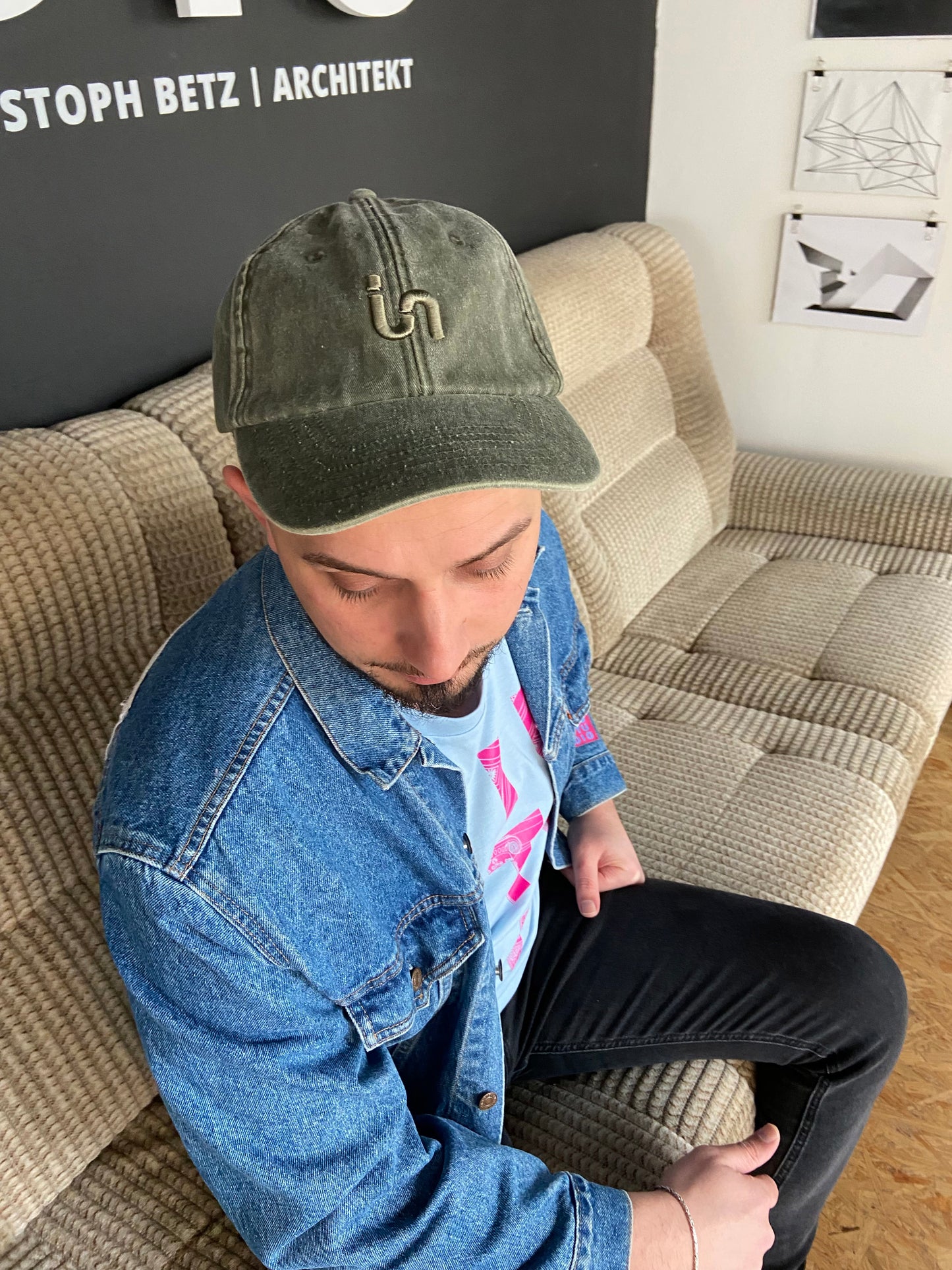 Baseballcap „New Logo“ im Vintage Stil
